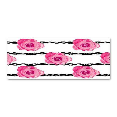 Acrylglas-Druck Rosen