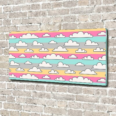 Acrylbild Fotodruck Wolken