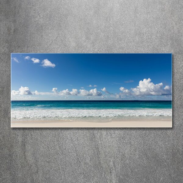 Bild auf Acrylglas Strand der Seychellen