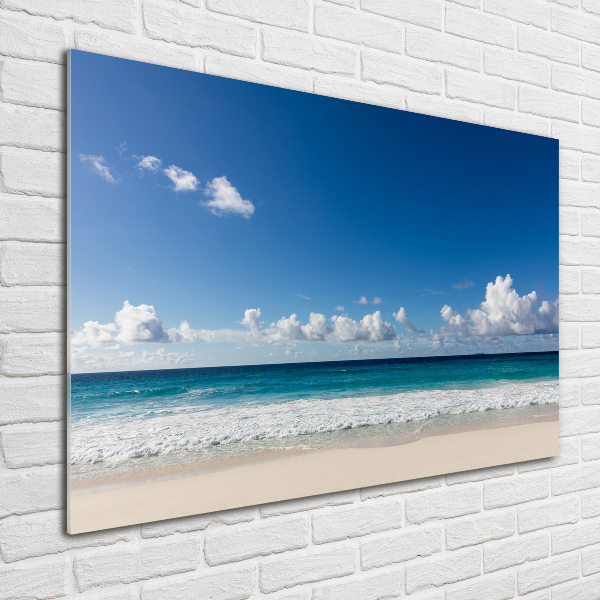Bild auf Acrylglas Strand der Seychellen