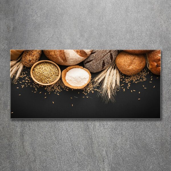 Acrylglas-Druck Brot und Weizen