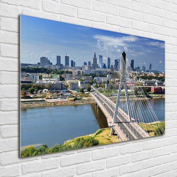 Acrylbild Fotodruck Warschau, Polen