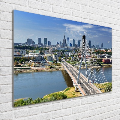 Acrylbild Fotodruck Warschau, Polen