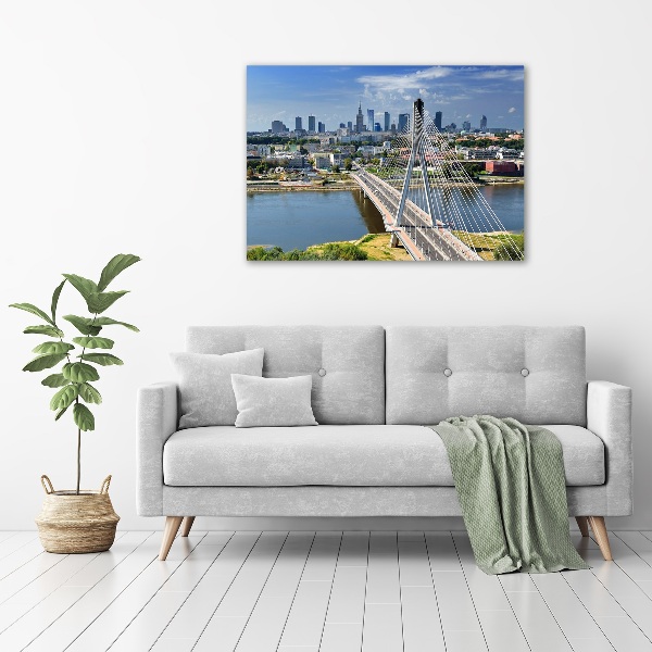 Acrylbild Fotodruck Warschau, Polen