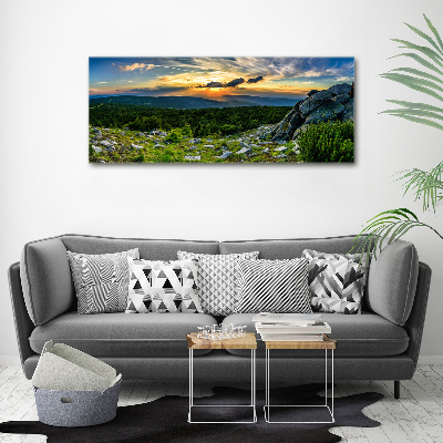 Acrylbild Fotodruck Bergpanorama