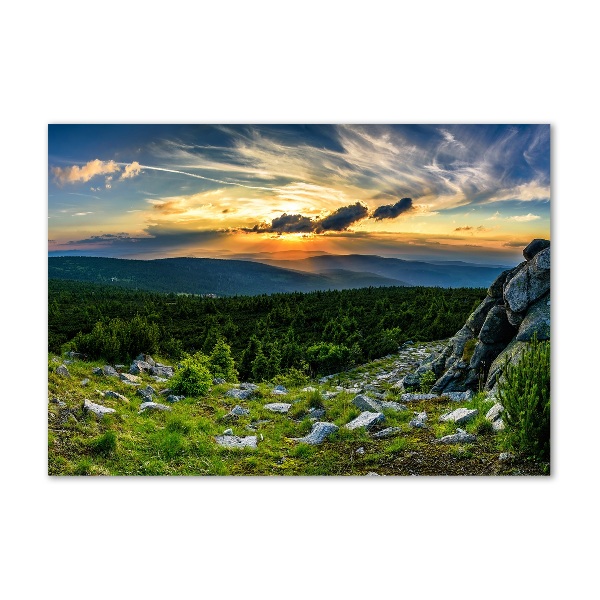 Acrylbild Fotodruck Bergpanorama