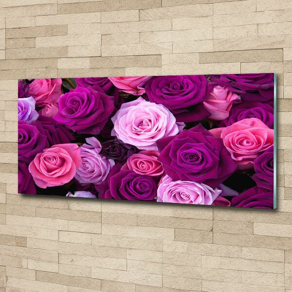 Acrylbild Fotodruck Rosen