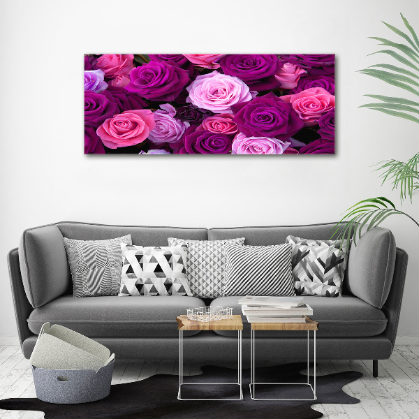 Acrylbild Fotodruck Rosen