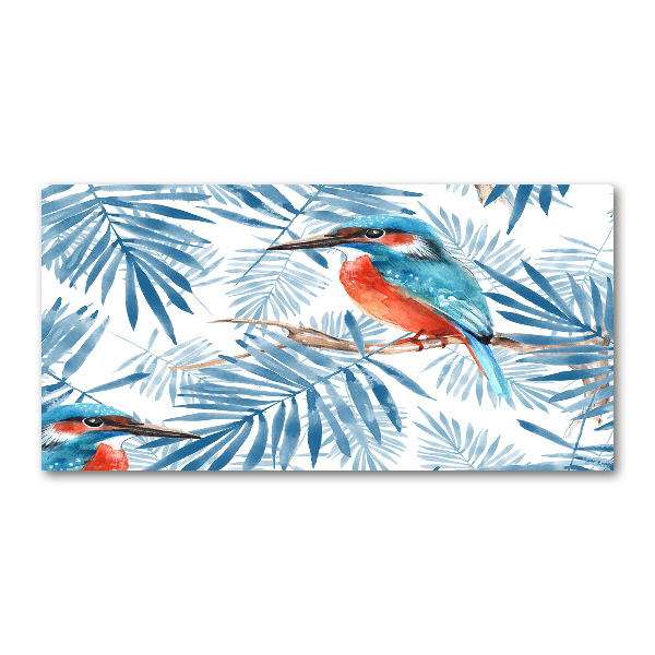 Bild auf Acrylglas Pflanzen und Vögel