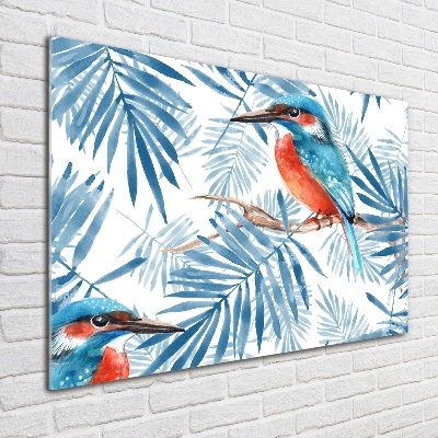 Bild auf Acrylglas Pflanzen und Vögel