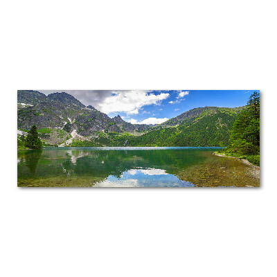Bild auf Acrylglas Das Meeresauge der Tatra-Berge