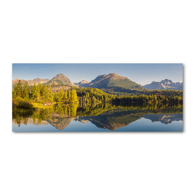 Acrylbild Fotodruck Panorama der Tatra-Berge
