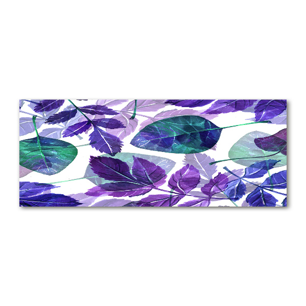 Acrylbild Fotodruck Bunte Blätter