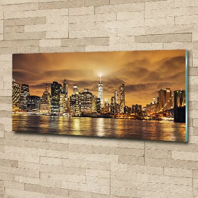 Acrylbild Fotodruck Manhattan, New York