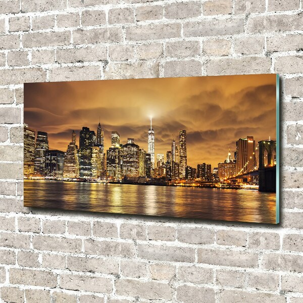 Acrylbild Fotodruck Manhattan, New York