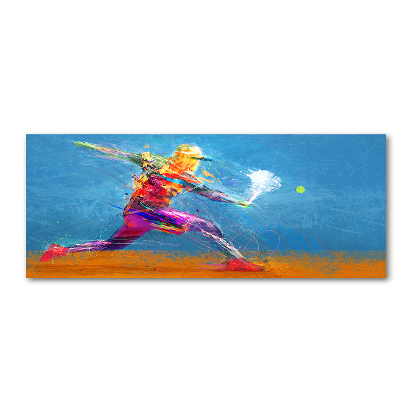 Acrylglas-Druck Tennisspieler