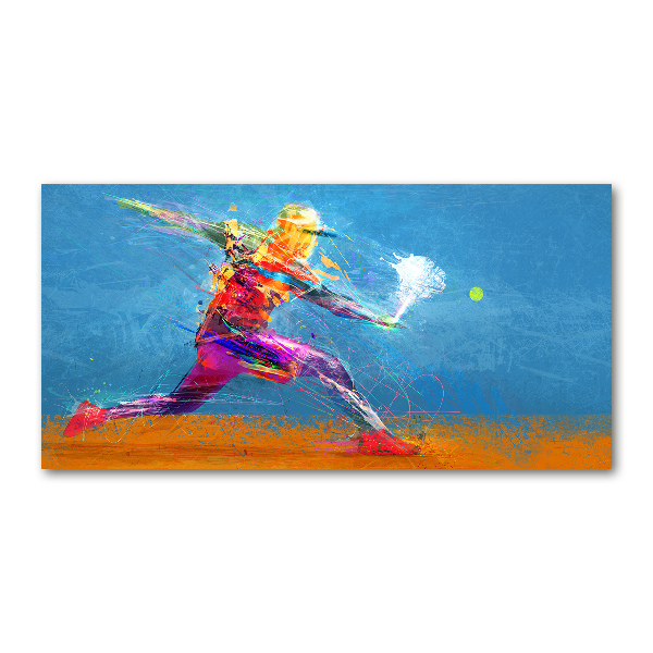 Acrylglas-Druck Tennisspieler