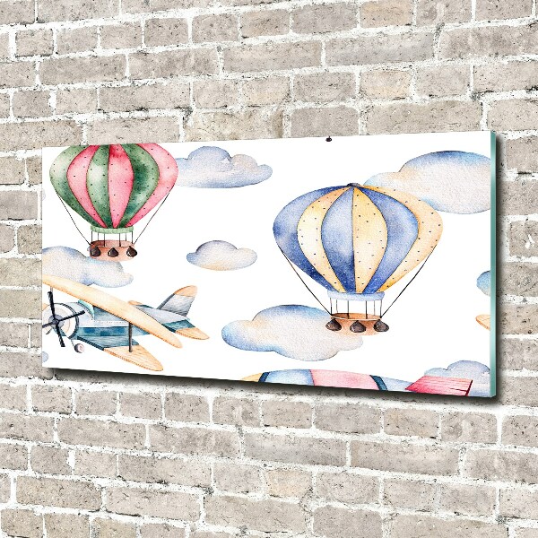 Foto auf Acryl Flugzeuge und Ballons
