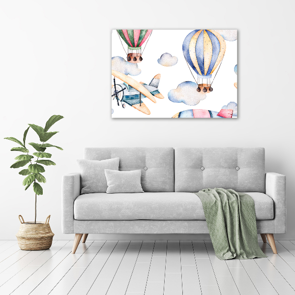 Foto auf Acryl Flugzeuge und Ballons