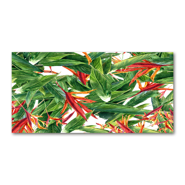 Acrylglas-Druck Blumenmuster