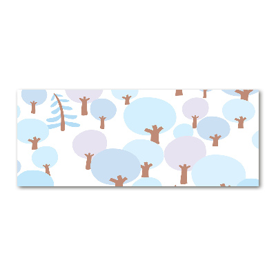 Bild auf Acrylglas Bunte Bäume