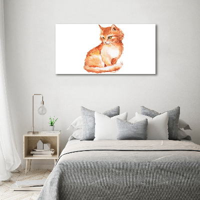Foto auf Acryl Ingwerkatze