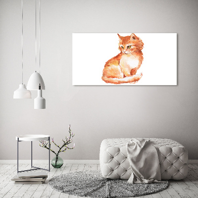 Foto auf Acryl Ingwerkatze