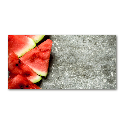 Bild auf Acrylglas Geschnittene Wassermelone