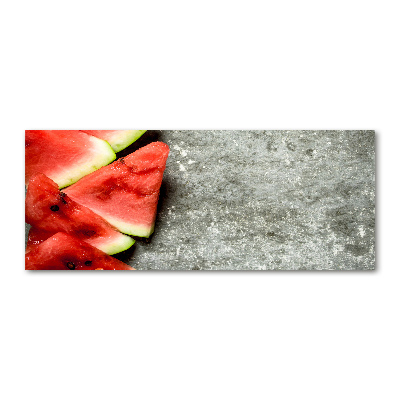 Bild auf Acrylglas Geschnittene Wassermelone