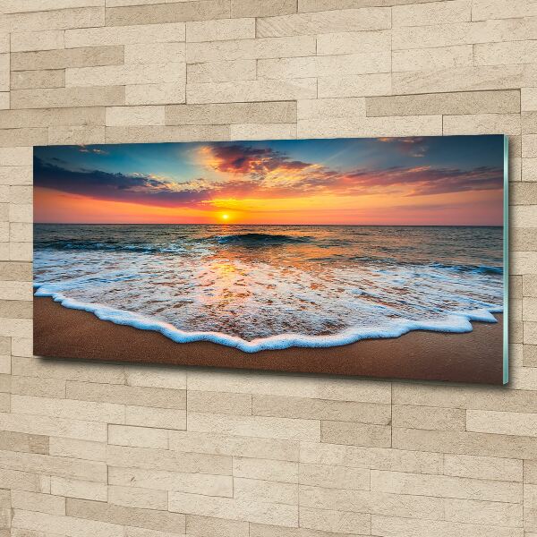 Bild auf Acrylglas Sonnenuntergang über dem Meer