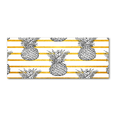 Acrylglas-Druck Ananasstreifen