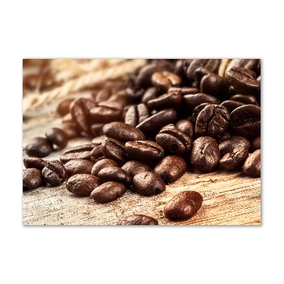 Acrylbild Fotodruck Kaffeebohnen