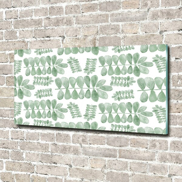 Bild auf Acrylglas Grüne Blätter