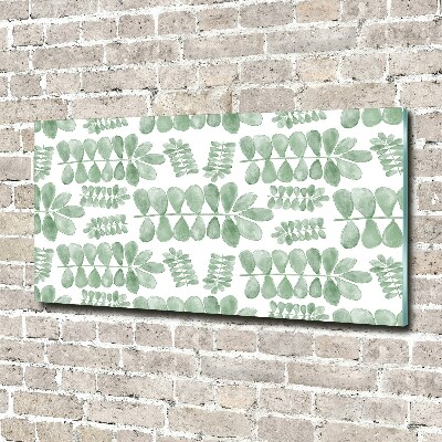 Bild auf Acrylglas Grüne Blätter