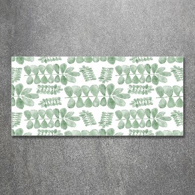 Bild auf Acrylglas Grüne Blätter