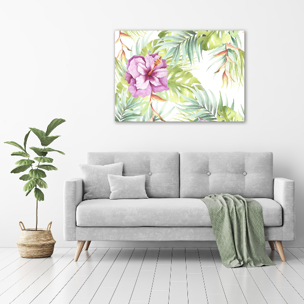 Foto auf Acryl Hawaiianische Blumen