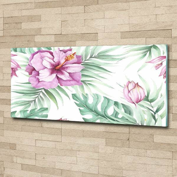 Bild auf Acrylglas Hawaiianische Blumen