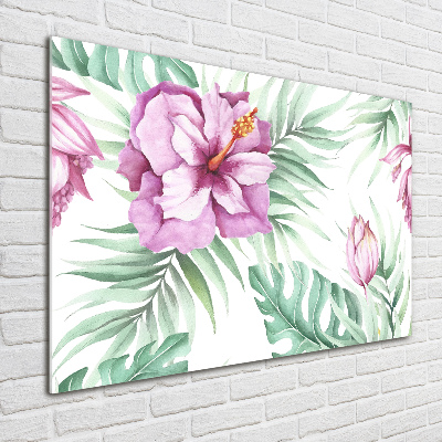 Bild auf Acrylglas Hawaiianische Blumen