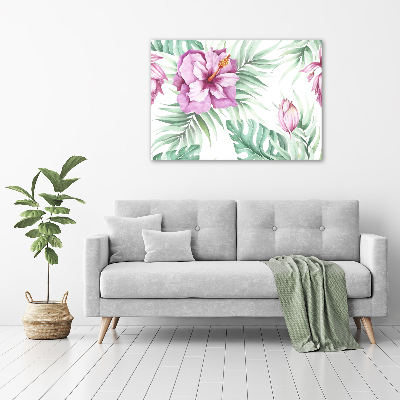 Bild auf Acrylglas Hawaiianische Blumen