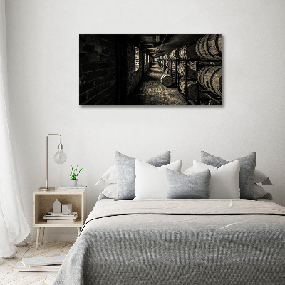 Foto auf Acryl Bourbonfässer