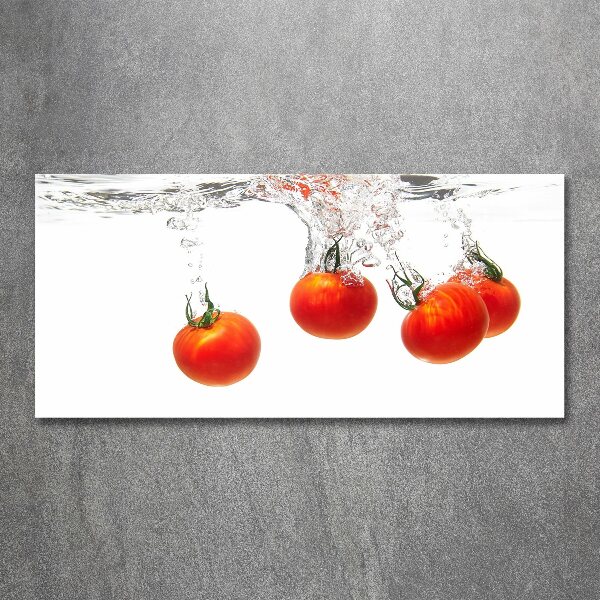 Bild auf Acrylglas Tomaten unter Wasser