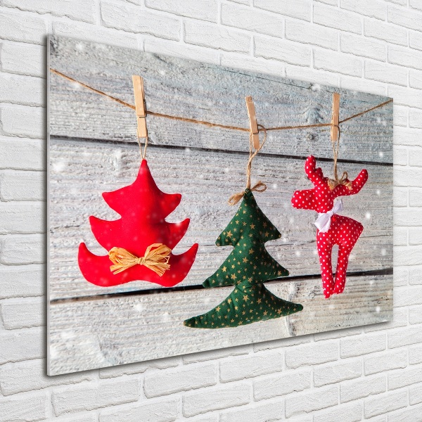 Foto auf Acryl Dekorationen an einer Schnur