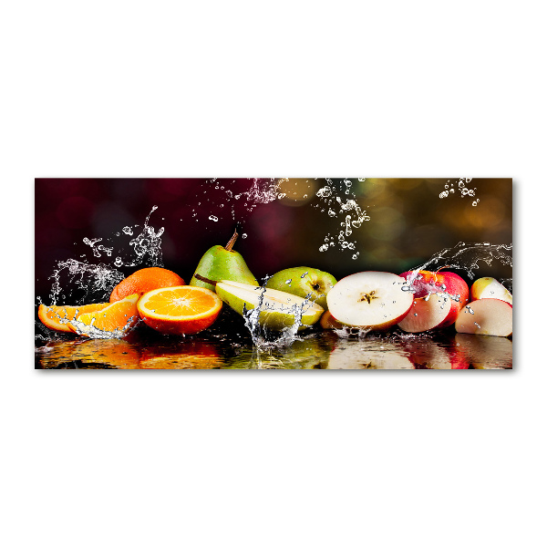 Acrylbild Fotodruck Obst und Wasser