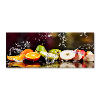 Acrylbild Fotodruck Obst und Wasser