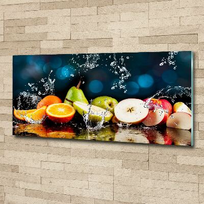 Acrylglas-Druck Obst und Wasser