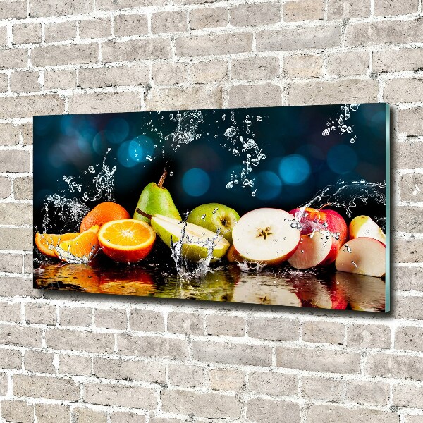Acrylglas-Druck Obst und Wasser