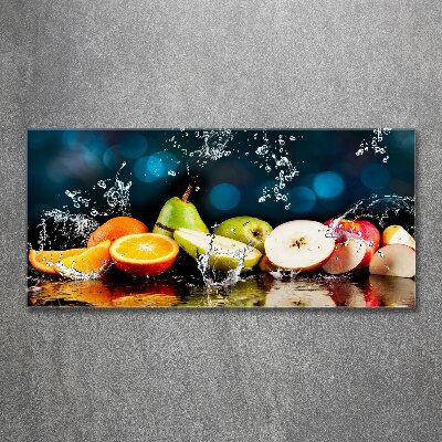Acrylglas-Druck Obst und Wasser