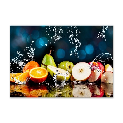 Acrylglas-Druck Obst und Wasser