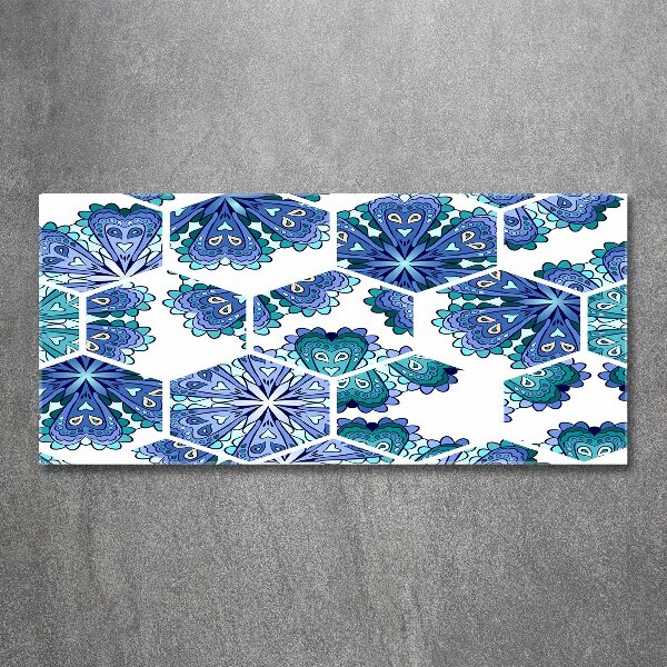 Acrylglas-Druck Mandala-Elemente