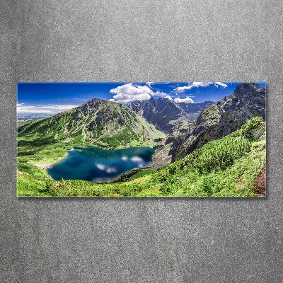 Acrylbild Fotodruck Schwarzer Teich, Tatra-Gebirge